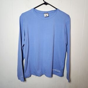 Columbia XCO Blue Long Sleeve Bud Light Embroidered Size Large